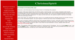 Desktop Screenshot of christmaspirit.com
